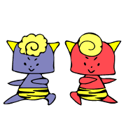 Akaonikun and aoonikun