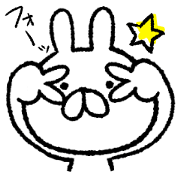 The loosely cute white rabbit3 The loosely cute white rabbit3