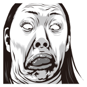 half-open eyes answer ver3 white half-open eyes answer ver3 white