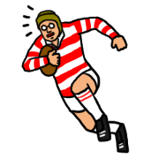 Love Rugby Sticker