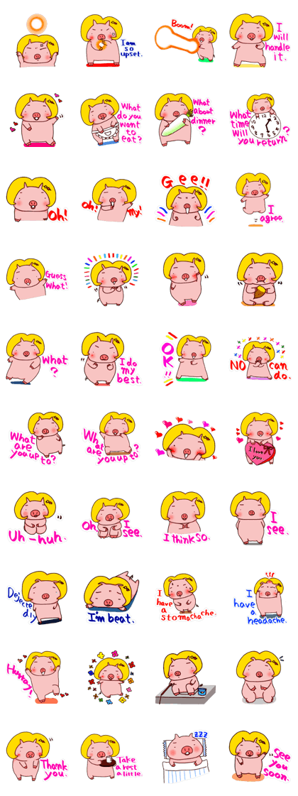 The name of the piglet is Otome.(En) The name of the piglet is Otome.(En)