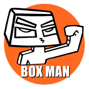 SUPER HERO BOX MAN SUPER HERO BOX MAN