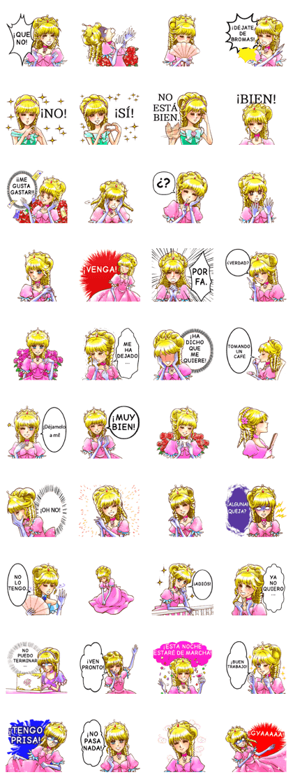 Comic style girl [ESP]