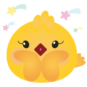 PIYOSU of the chick -Hangul sticker- PIYOSU of the chick -Hangul sticker-