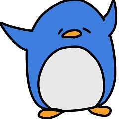 てがきのぺんぎんその２