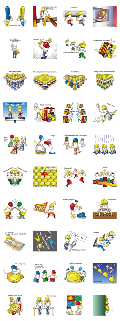 hard workers. English ver. hard workers. English ver.