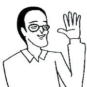 This sticker resembles that person