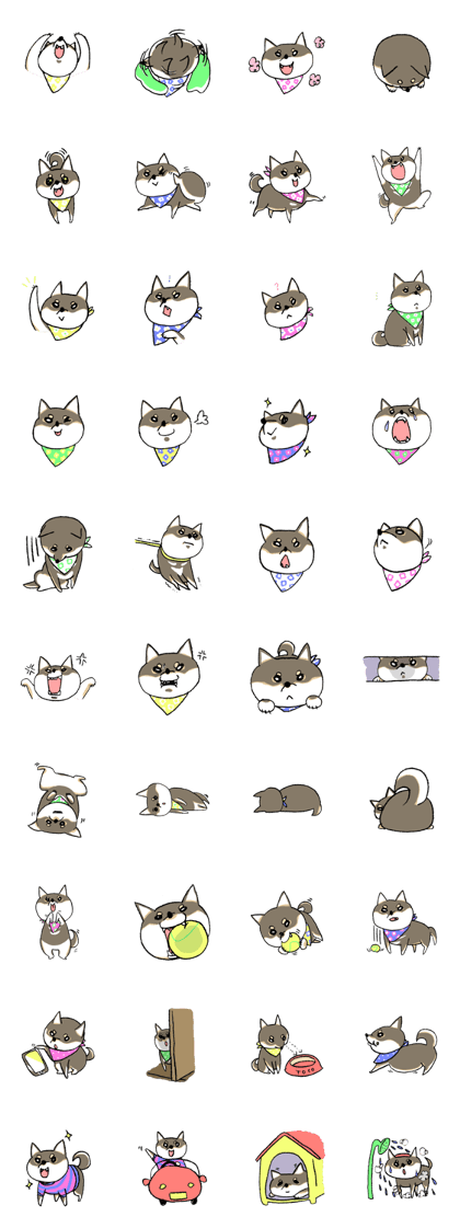 Black Shiba Toco-chan