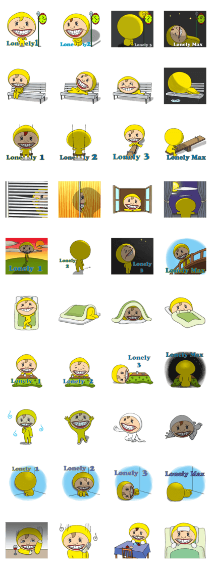 Level Sticker ~ Lonely