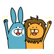 Sausage Friends "Lion & Rabbit" Sausage Friends "Lion & Rabbit"