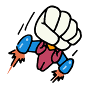 Punch: Roket "punch" boy Punch: Roket "punch" boy