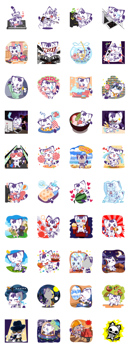 Midifan's mascot Meowlody Midifan's mascot Meowlody