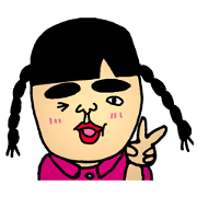 The cute girl says "Hello world!". The cute girl says "Hello world!".