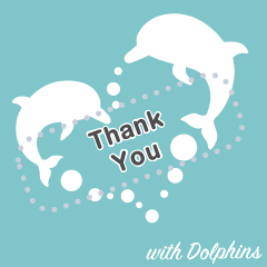 with Dolphins <message Sticker>