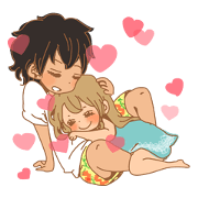 Girls Couple in Love 2