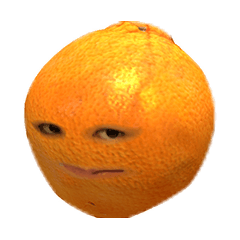 weird orange head
