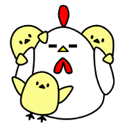 Happy Chicken Family