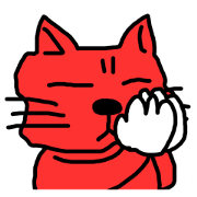 Red Cat in a bad mood