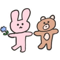 くまちゃんとうさぎちゃん Line スタンプ Line Store