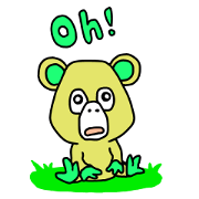 Green baby monster