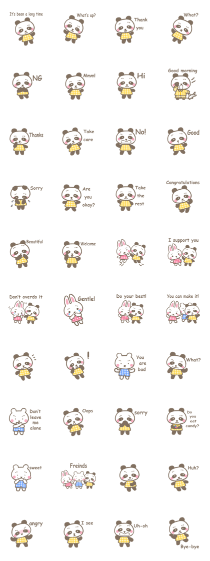 Linda of the panda  English