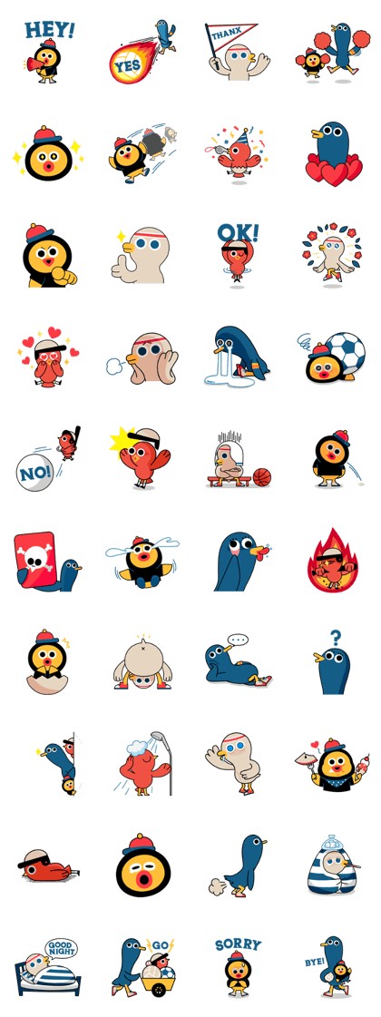 Birdie friends of happy athletic club!