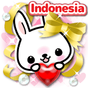 Bunny 3D Sticker 2 ( Indonesian )