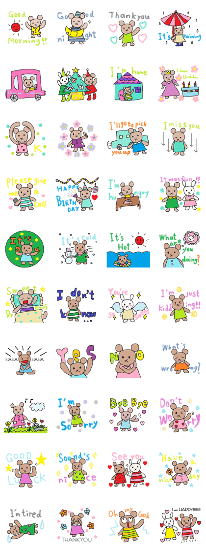 cute ordinary conversation sticker3