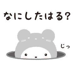 Rakuchu is cute mouse of Kyoto number 2