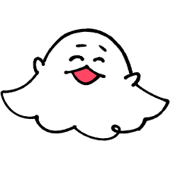 Cute ghost Fu-chan