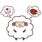 Round sheep. marufuwa hitsuji