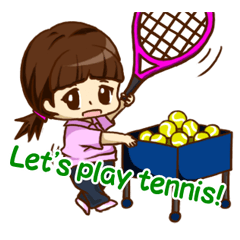 We play TENNIS!(English ver.)