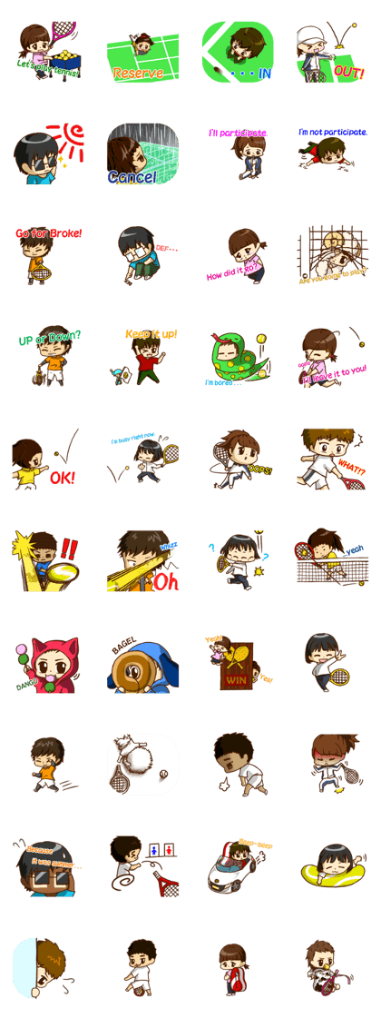 We play TENNIS!(English ver.)