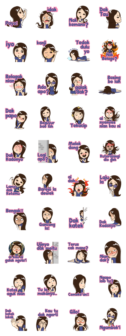 Putri, funny girl from Palembang!