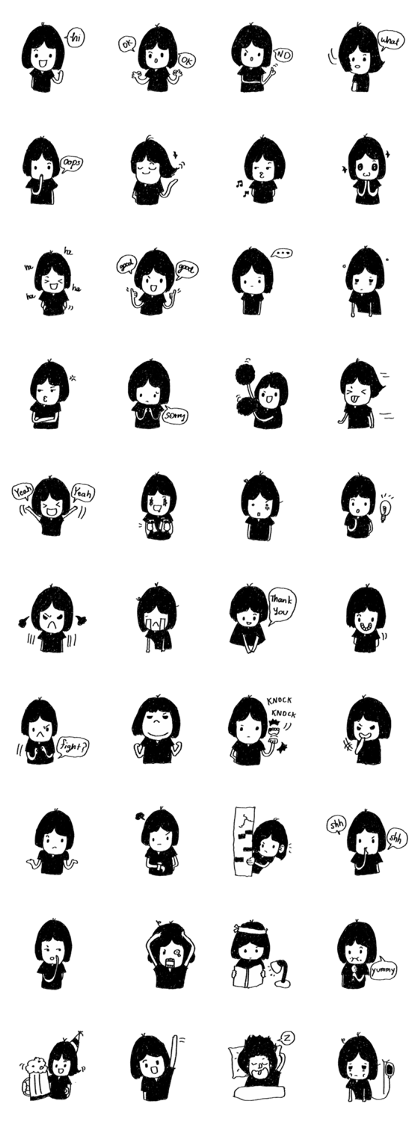 Nisa in black Nisa in black