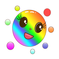 Colorful bubble