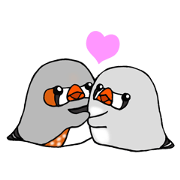 Feeling of a PUPU zebra finch