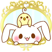 Moonlit night Child rabbit. funwari