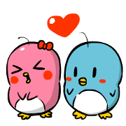 Lovely couple penguins - 'ALPENG' Ver 2