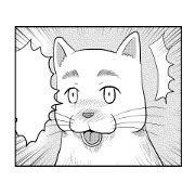 cartoon sticker of funny dog cartoon sticker of funny dog