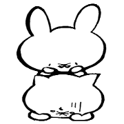 Unfortunate cat and alien rabbit