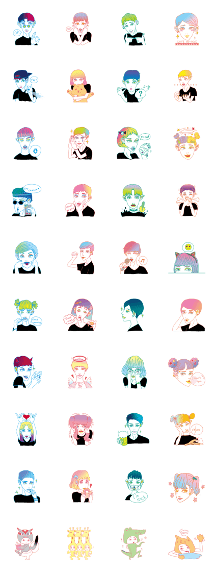 Dofens / Colorfull girls Dofens / Colorfull girls