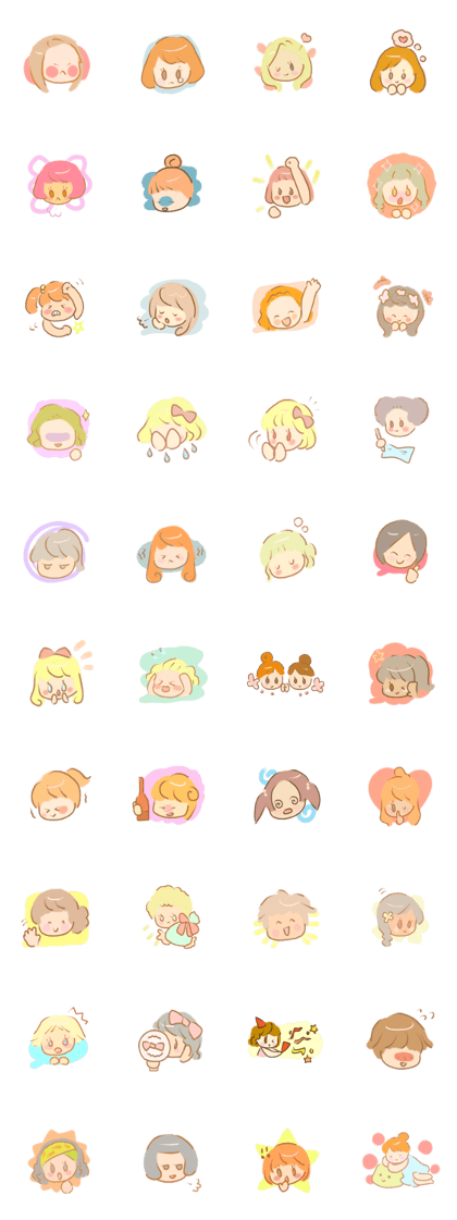 fluffy pastel girls2