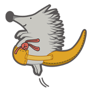 Little hedgehog & family & friends