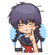 Shy Luna of 2 grade B class in summer