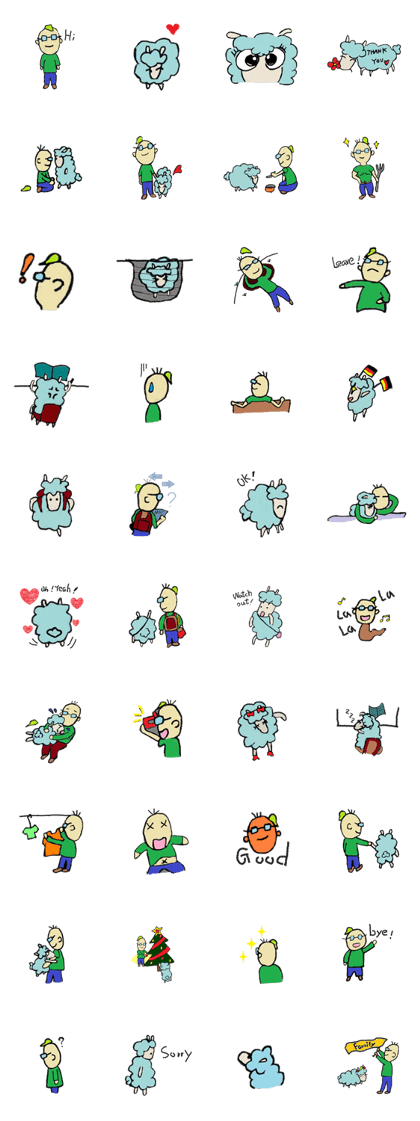 Mr.Many and Ruby Sheep Mr.Many and Ruby Sheep