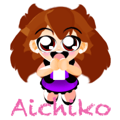 アニメの女の子デイリー かわいいaichiko Line スタンプ Line Store