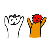 good friends unicorn and lion