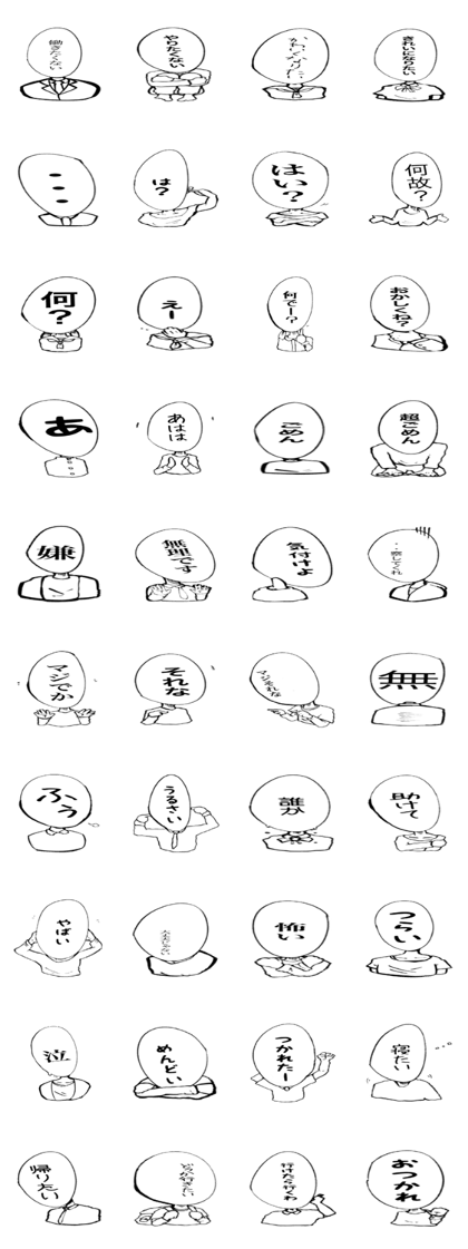 It is to write all the face