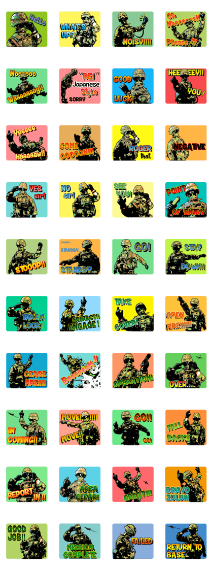 Comic soldier Ver.English